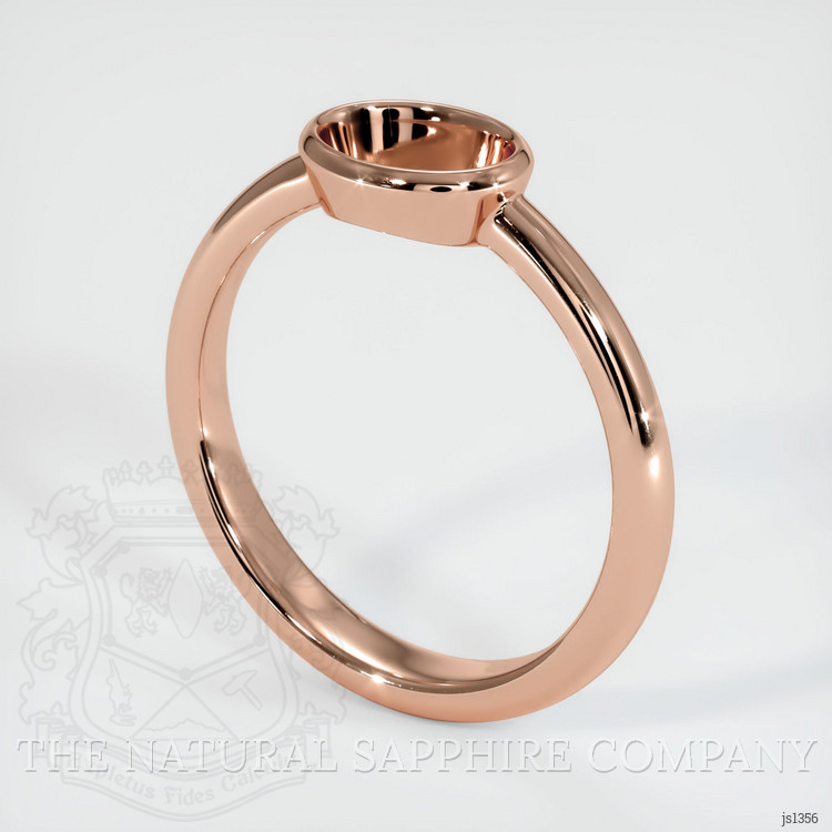 14K Rose Gold Men's Ring Setting