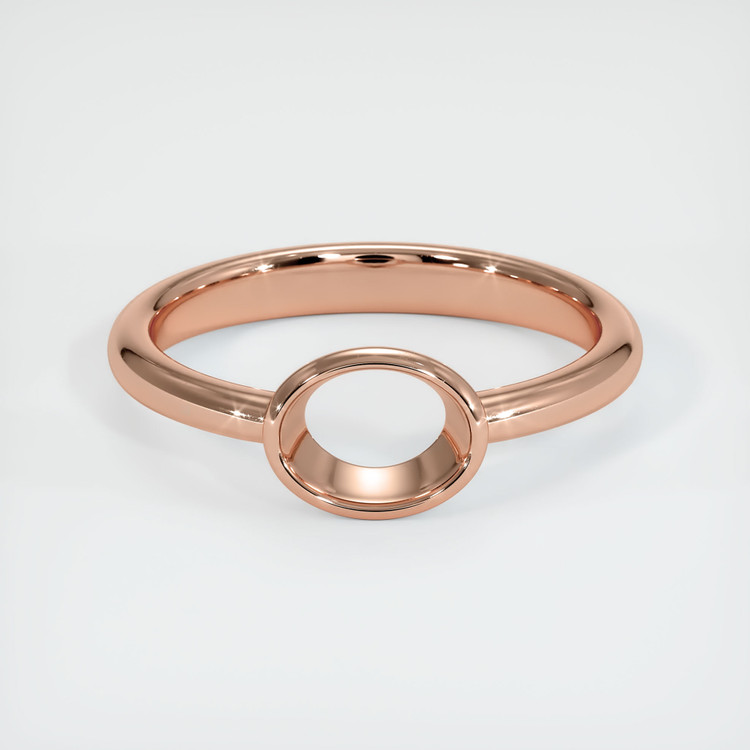 14K Rose Gold Men's Ring Setting
