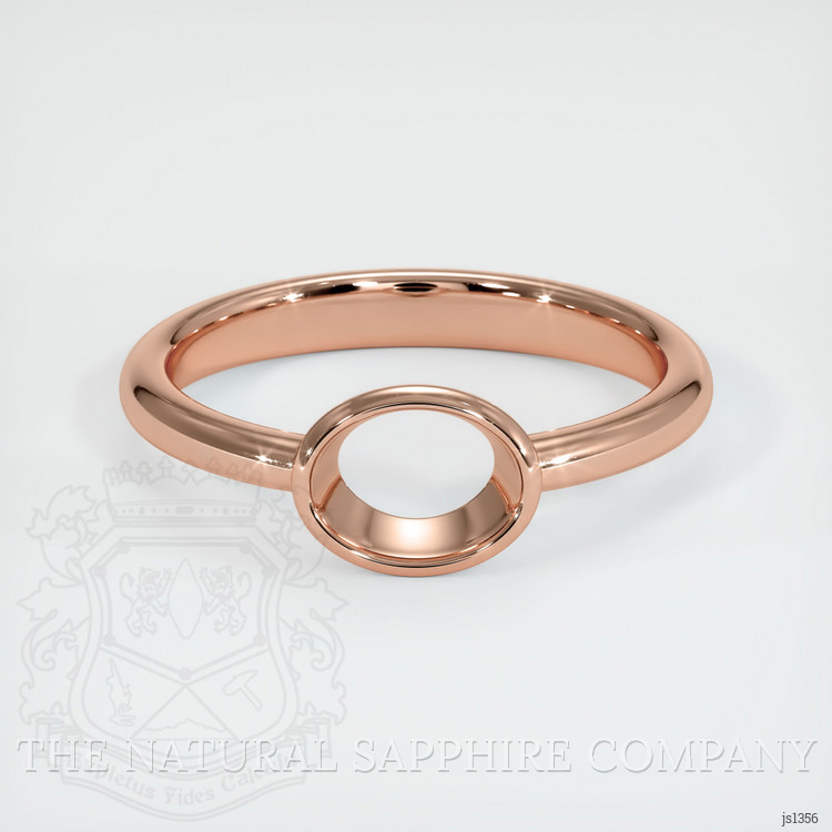 14K Rose Gold Men's Ring Setting
