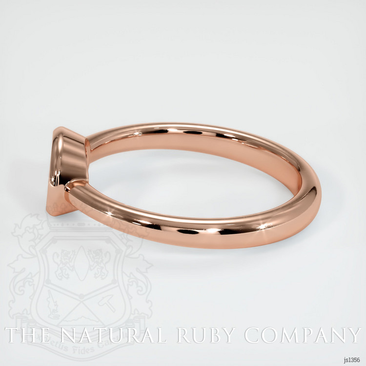 14K Rose Gold Men's Ring Setting