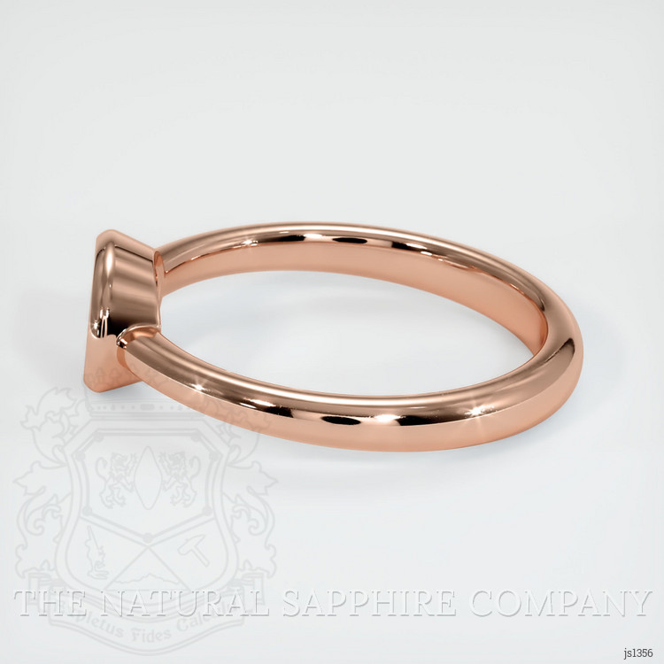 14K Rose Gold Men's Ring Setting
