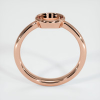 14K Rose Gold Men's Ring Setting Image
