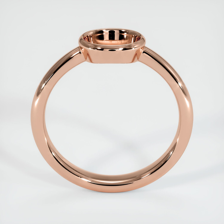 14K Rose Gold Men's Ring Setting