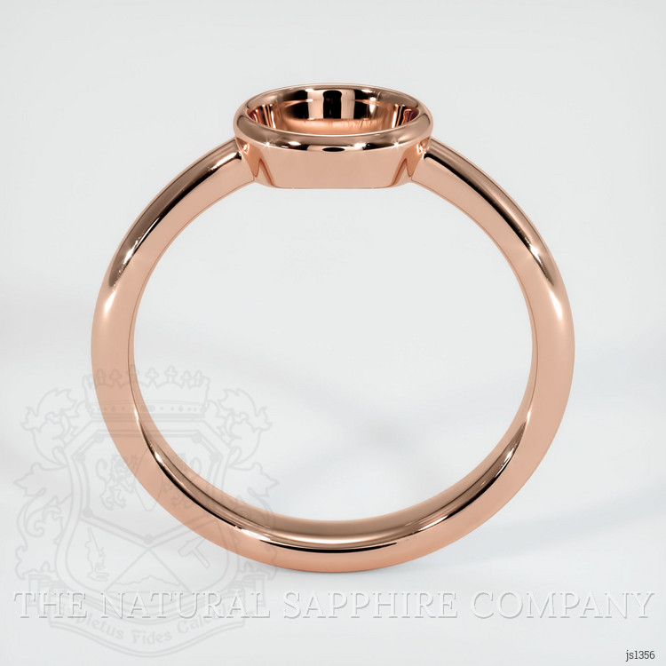 14K Rose Gold Men's Ring Setting