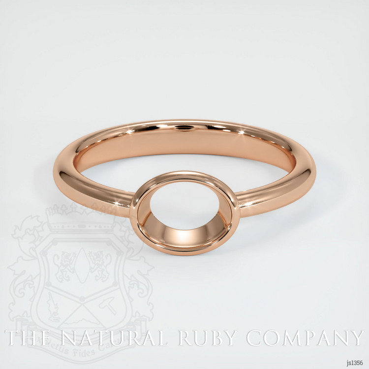 18K Rose Gold Men's Ring Setting