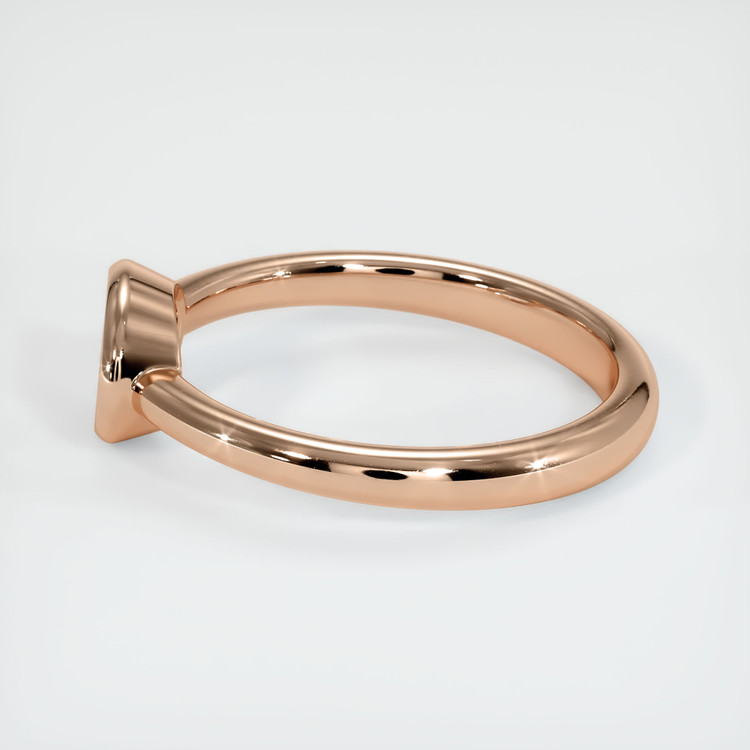 18K Rose Gold Men's Ring Setting