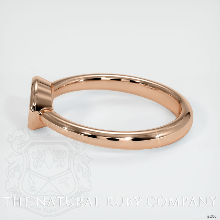 18K Rose Gold Men's Ring Setting