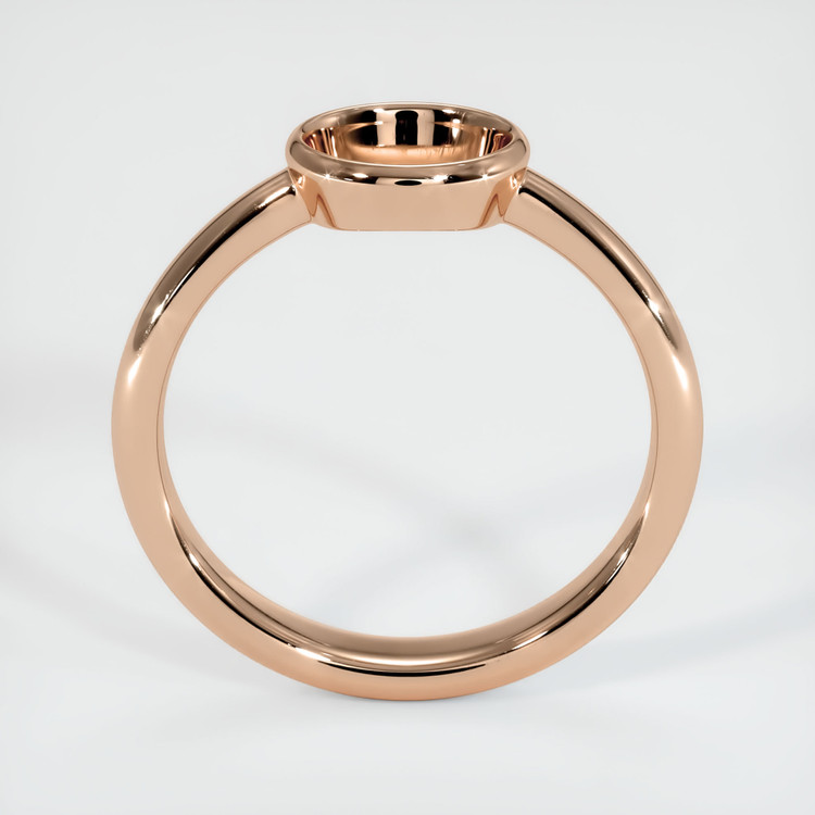 18K Rose Gold Men's Ring Setting