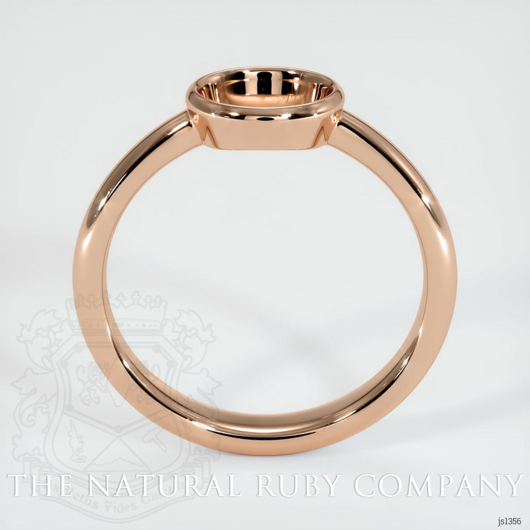 18K Rose Gold Men's Ring Setting