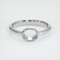 10K White Gold Men's Ring Setting Image