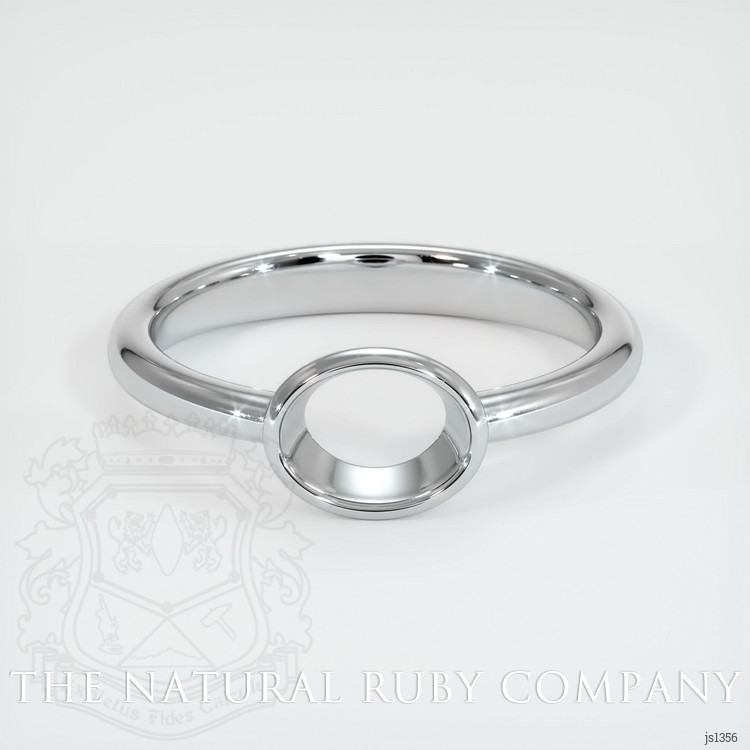 14K White Gold Men's Ring Setting
