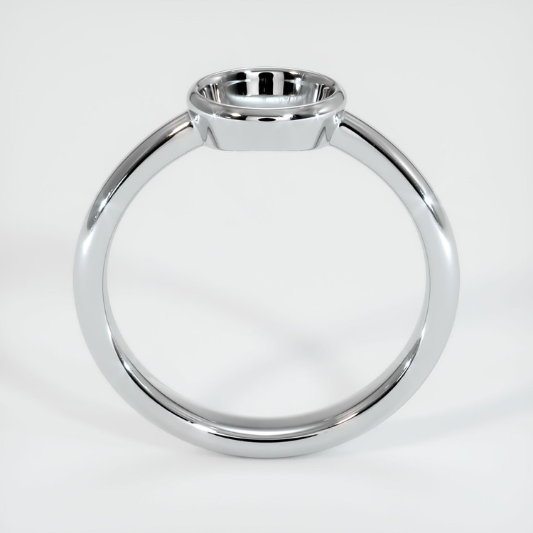 14K White Gold Men's Ring Setting
