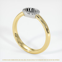 18K White & Yellow Men's Ring Setting Video