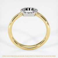 18K White & Yellow Men's Ring Setting Image