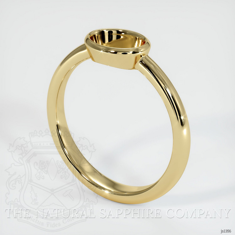 10K Yellow Gold Men's Ring Setting