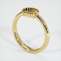 Men's Emerald Ring 1.21 Ct., 18K Yellow Gold Combination Setting
