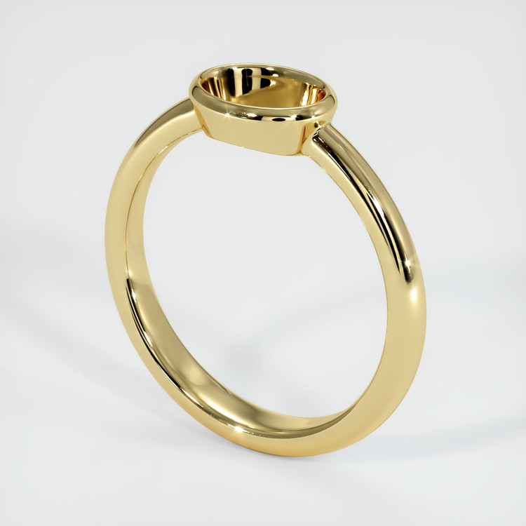 18K Yellow Gold Men's Ring Setting