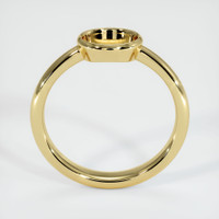 18K Yellow Gold Men's Ring Setting Image