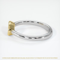 18K Yellow & White Men's Ring Setting Image