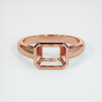 14K Rose Gold Men's Ring Setting Image