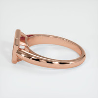 14K Rose Gold Men's Ring Setting Image