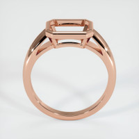14K Rose Gold Men's Ring Setting Image