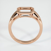 18K Rose Gold Men's Ring Setting Image