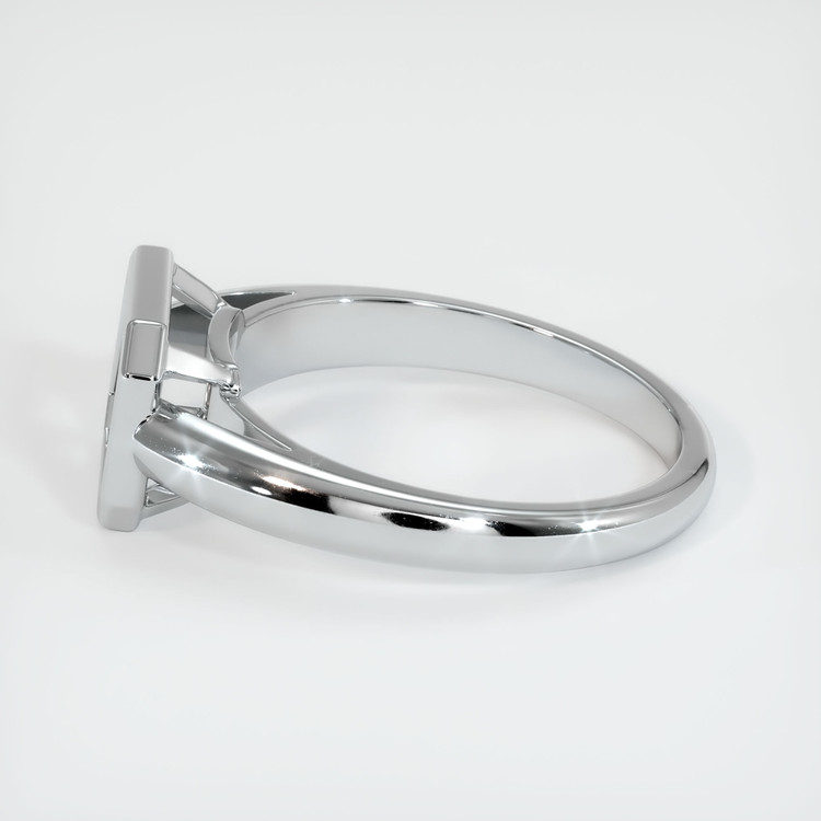 14K White Gold Men's Ring Setting