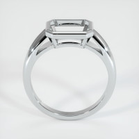 14K White Gold Men's Ring Setting Image
