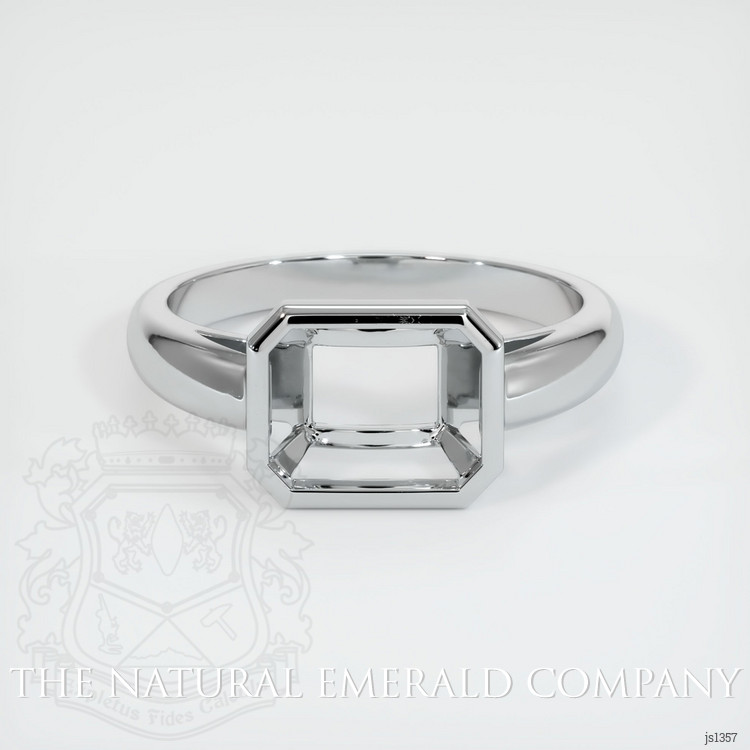 18K White Gold Men's Ring Setting