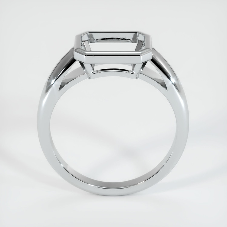 18K White Gold Men's Ring Setting