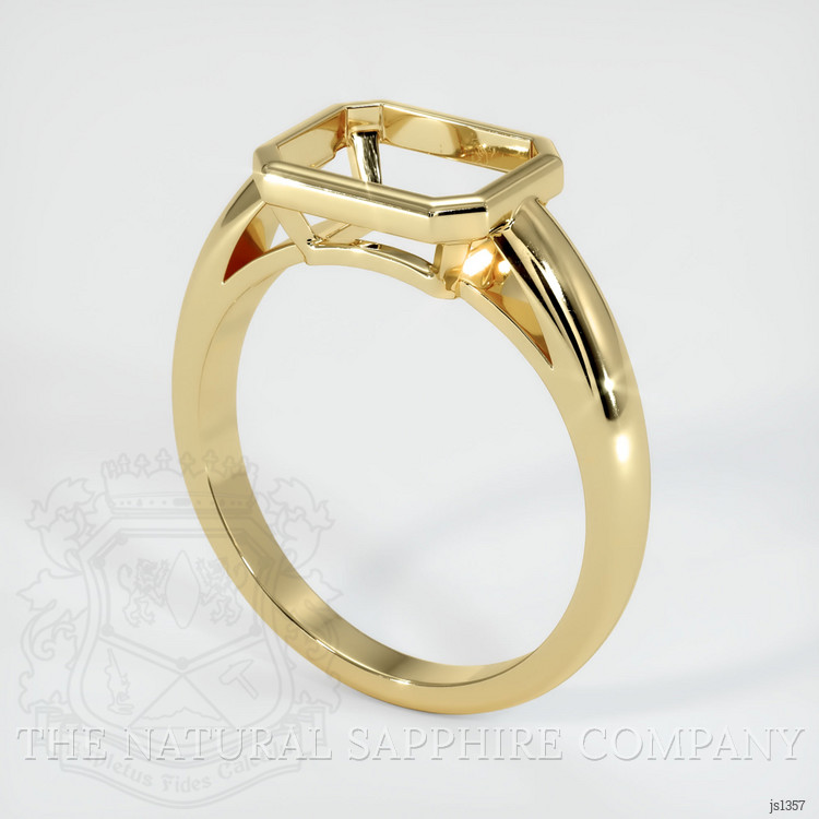 10K Yellow Gold Men's Ring Setting