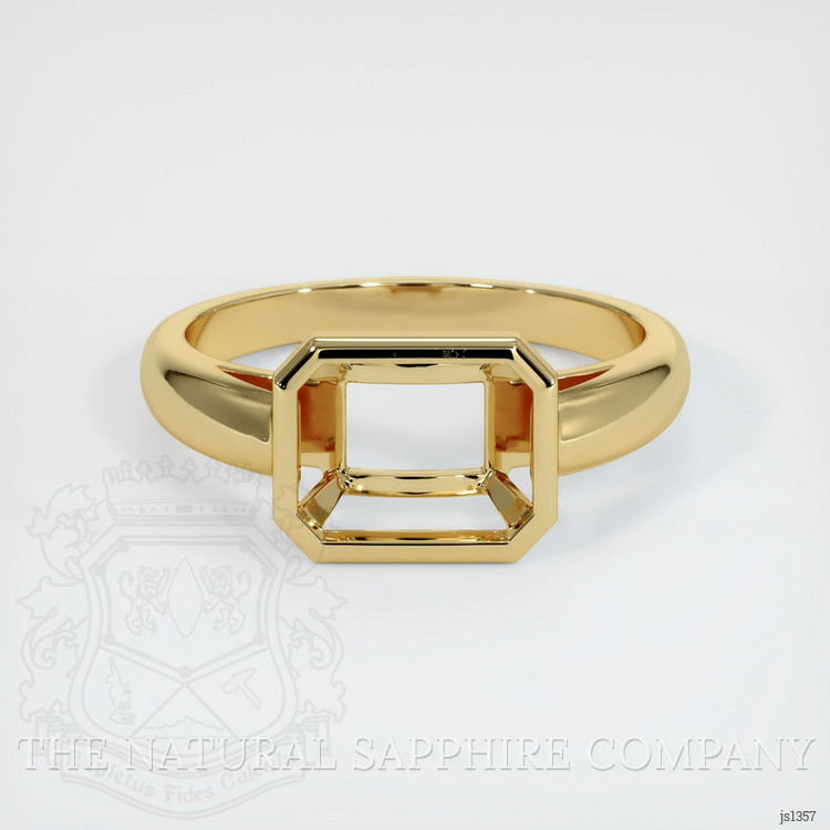 10K Yellow Gold Men's Ring Setting