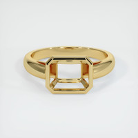 14K Yellow Gold Men's Ring Setting Image