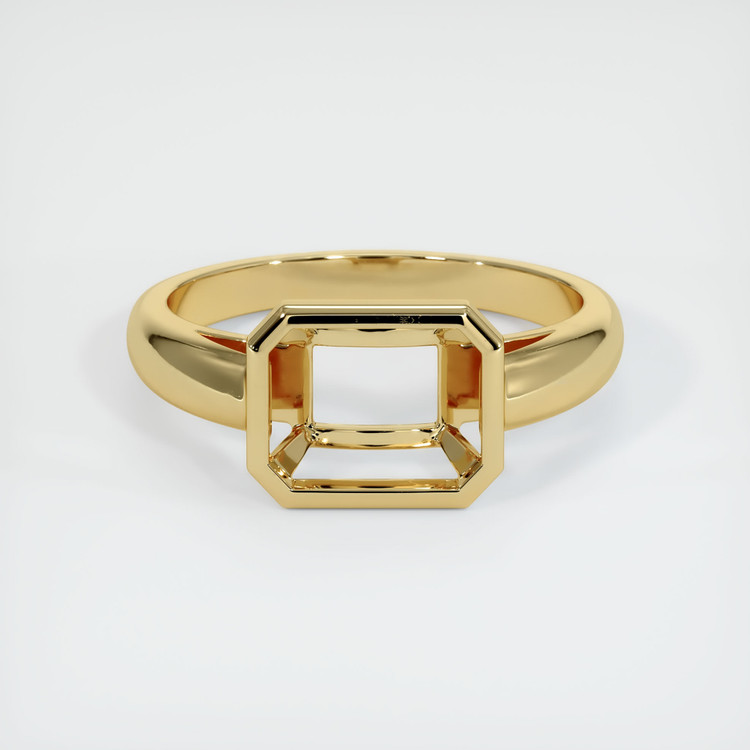 14K Yellow Gold Men's Ring Setting