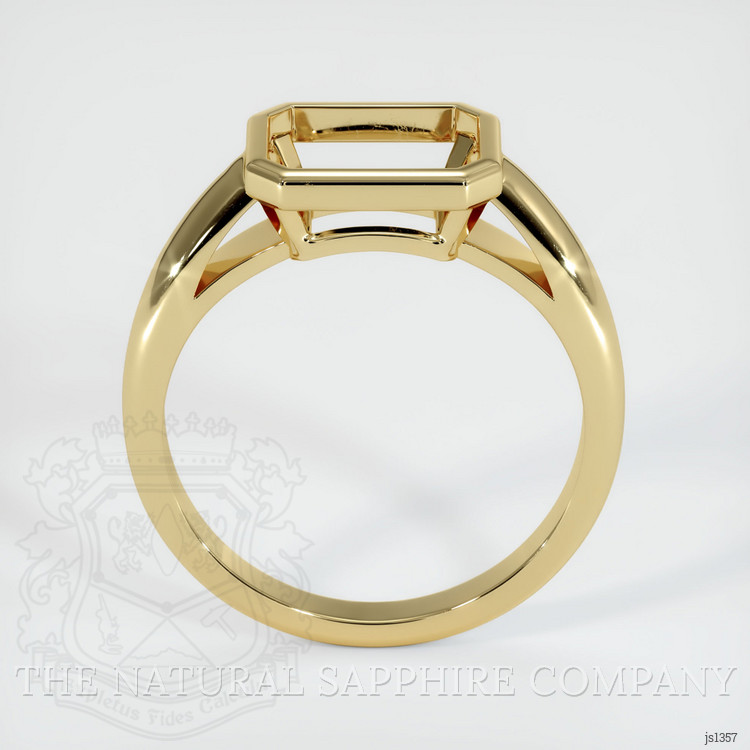 14K Yellow Gold Men's Ring Setting
