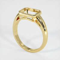 Men's Emerald Ring 3.09 Ct., 18K Yellow Gold Combination Setting