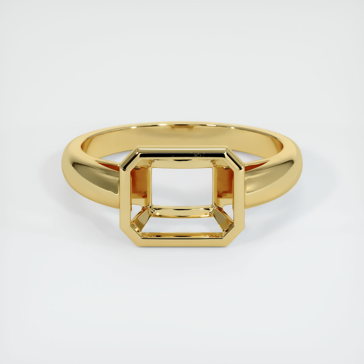 18K Yellow Gold Men's Ring Setting