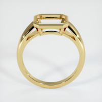 18K Yellow Gold Men's Ring Setting Image