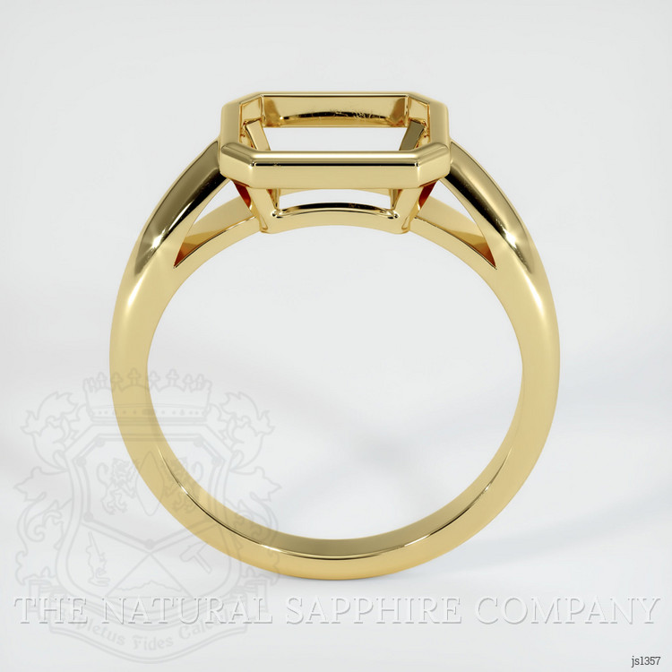18K Yellow Gold Men's Ring Setting
