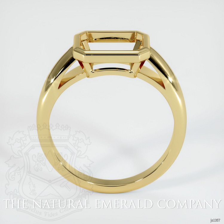 18K Yellow Gold Men's Ring Setting