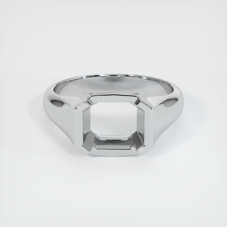 18K White Gold Men's Ring Setting