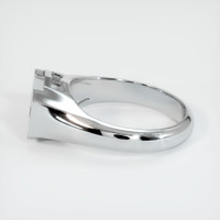 18K White Gold Men's Ring Setting Image