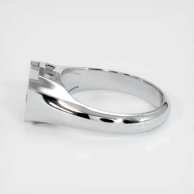 18K White Gold Men's Ring Setting