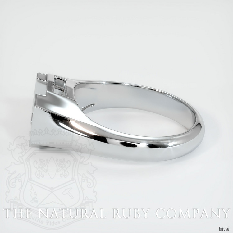 18K White Gold Men's Ring Setting
