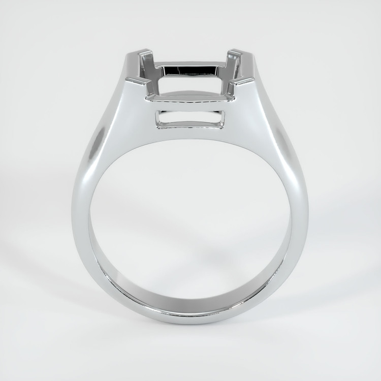 18K White Gold Men's Ring Setting