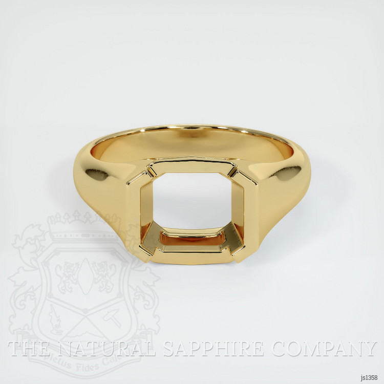 10K Yellow Gold Men's Ring Setting