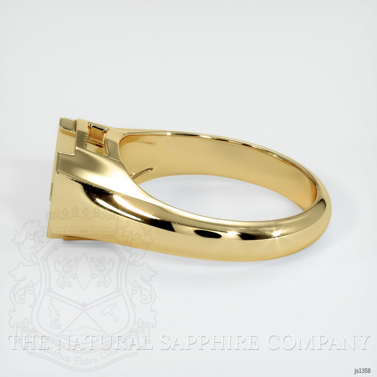10K Yellow Gold Men's Ring Setting