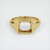 14K Yellow Gold Men's Ring Setting Image