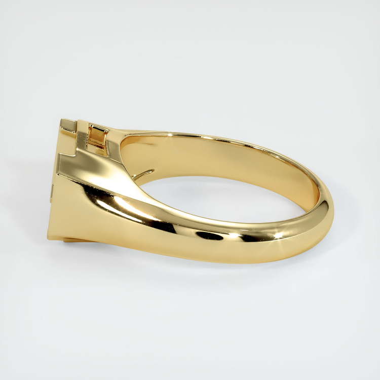 14K Yellow Gold Men's Ring Setting